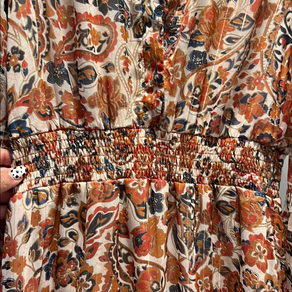 MSK Maxi Floral Long Sleeve - Picture 5 of 13